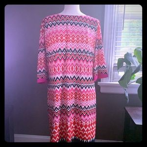 Eliza J colorful striped dress